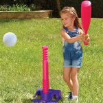 TotSports™ T-Ball Set - Purple and Pink - Image 3