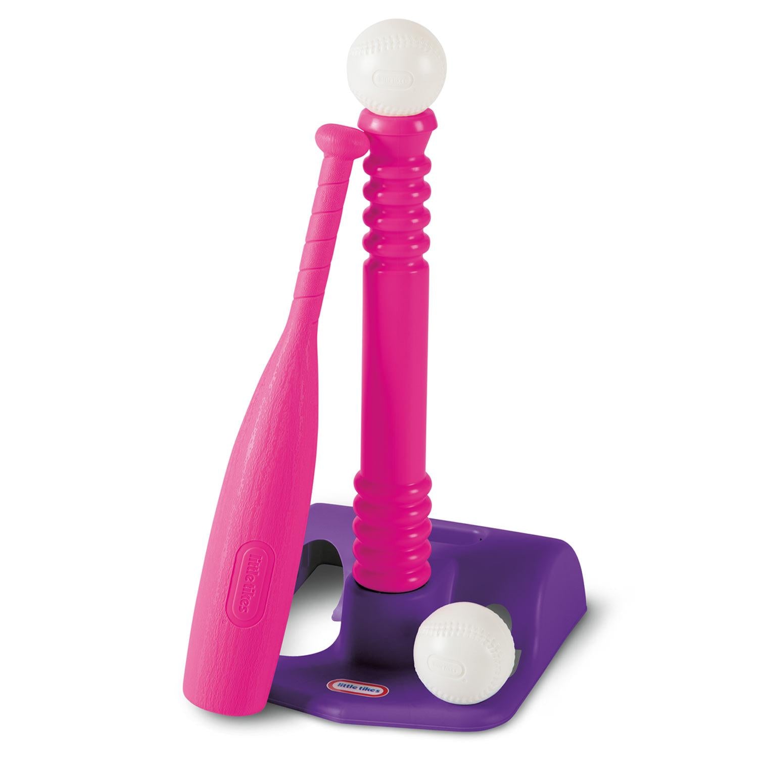 5287_4bc9e0ad-ecb6-4eca-8743-269dd94bcc53.jpg TotSports™ T-Ball Set - Purple and Pink - Image 1