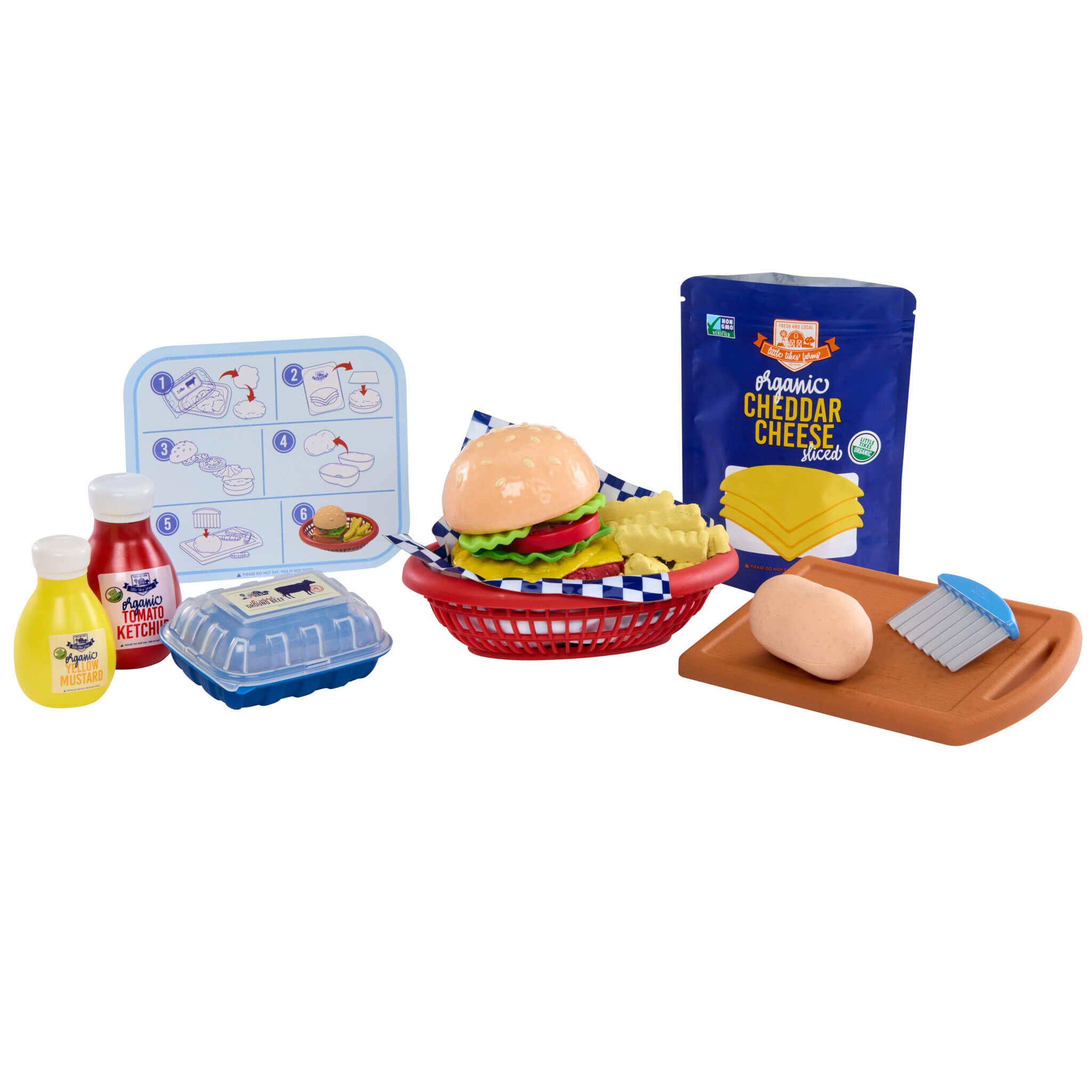 643194-Cheeseburger-and-Fries-Kitx.jpg Creative Chefs™ Cheeseburger and Fries Kit - Image 1
