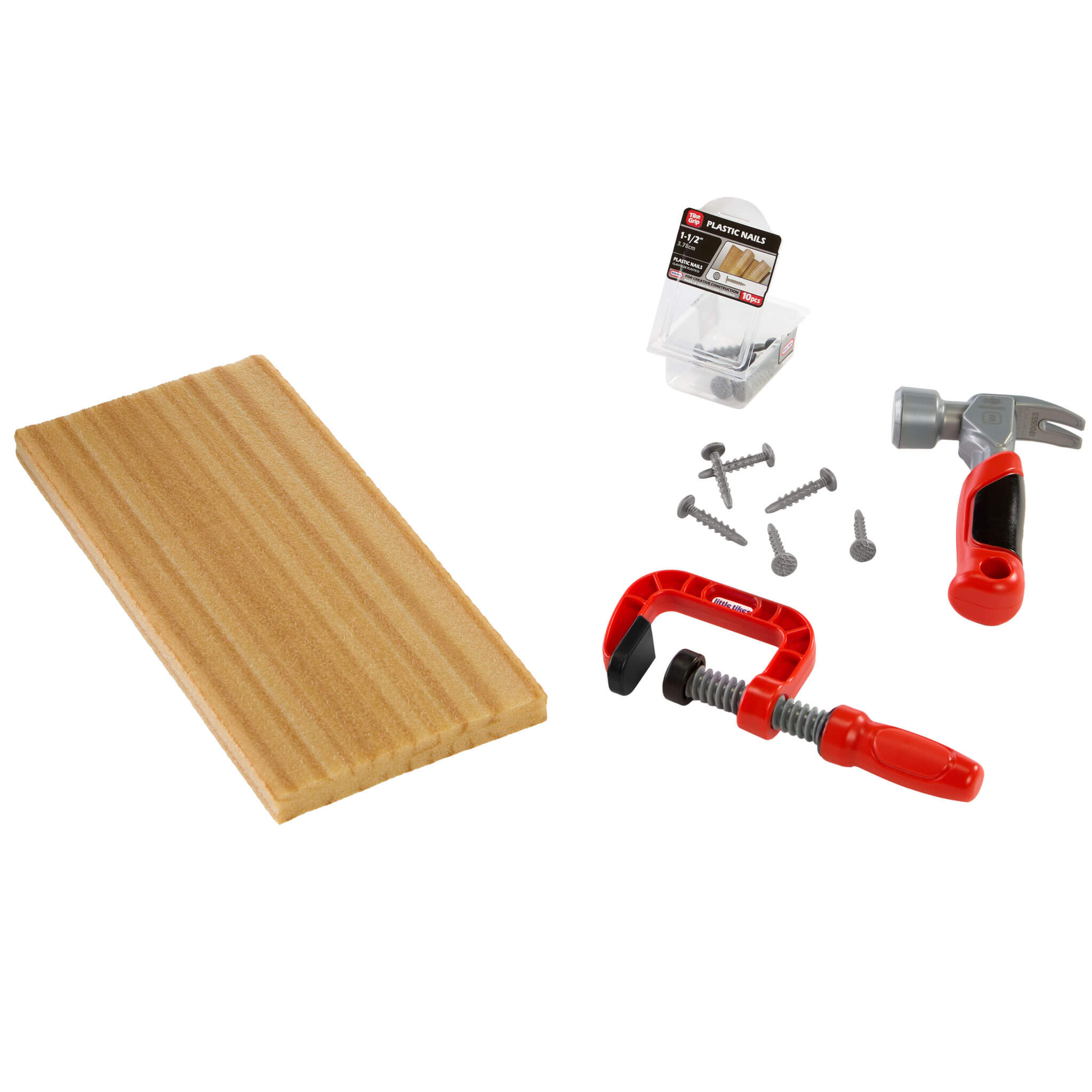 643248-Hammer-and-Nail-Set.jpg Creative Construction™ Hammer and Nail Set - Image 1