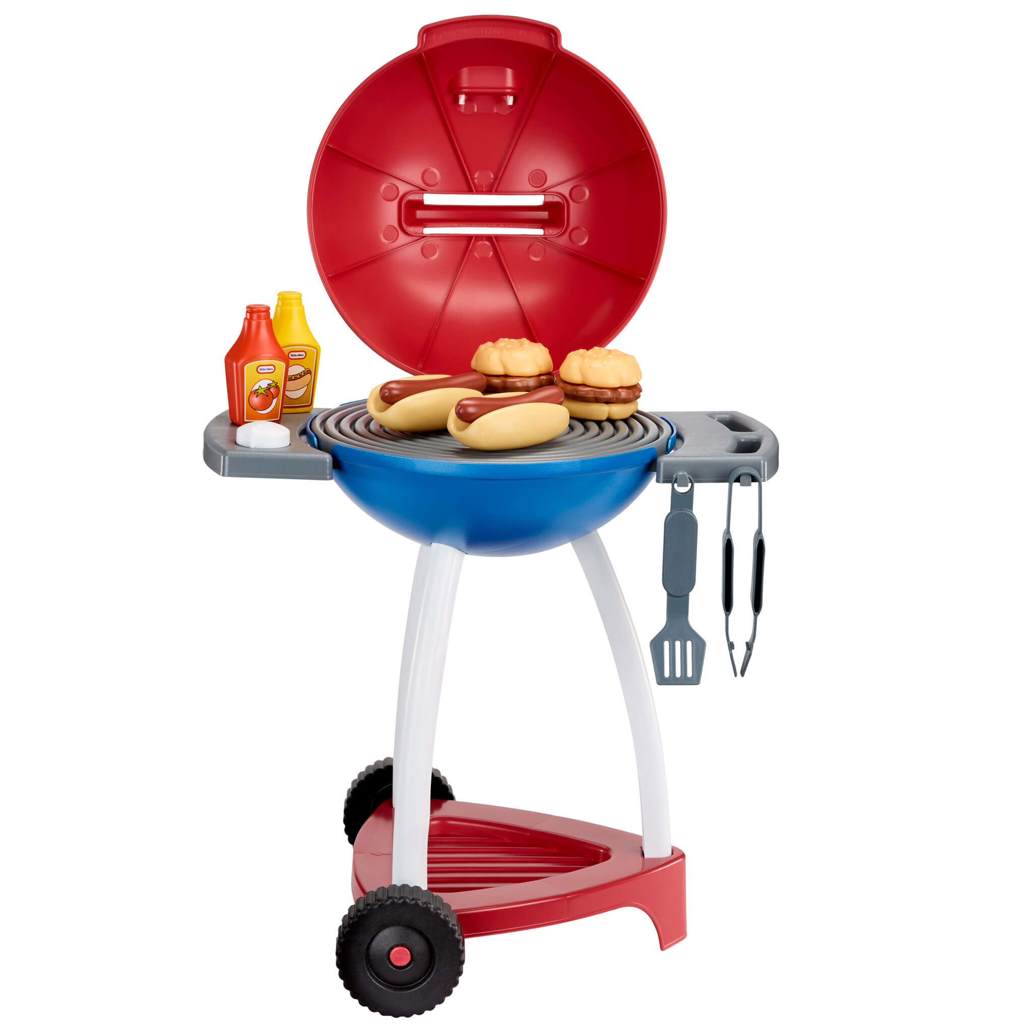 646560-Grill-Red-White-Blue.jpg Sizzle 'n Serve Grill™ - Red, White,& Blue - Image 1