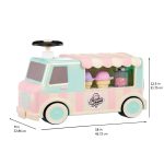 Sweet Spaces™ Ice Cream Scoot N' Serve™ Ride-On - Image 3