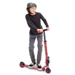 Viro Rides Compact Scooter Black and Red - Image 2