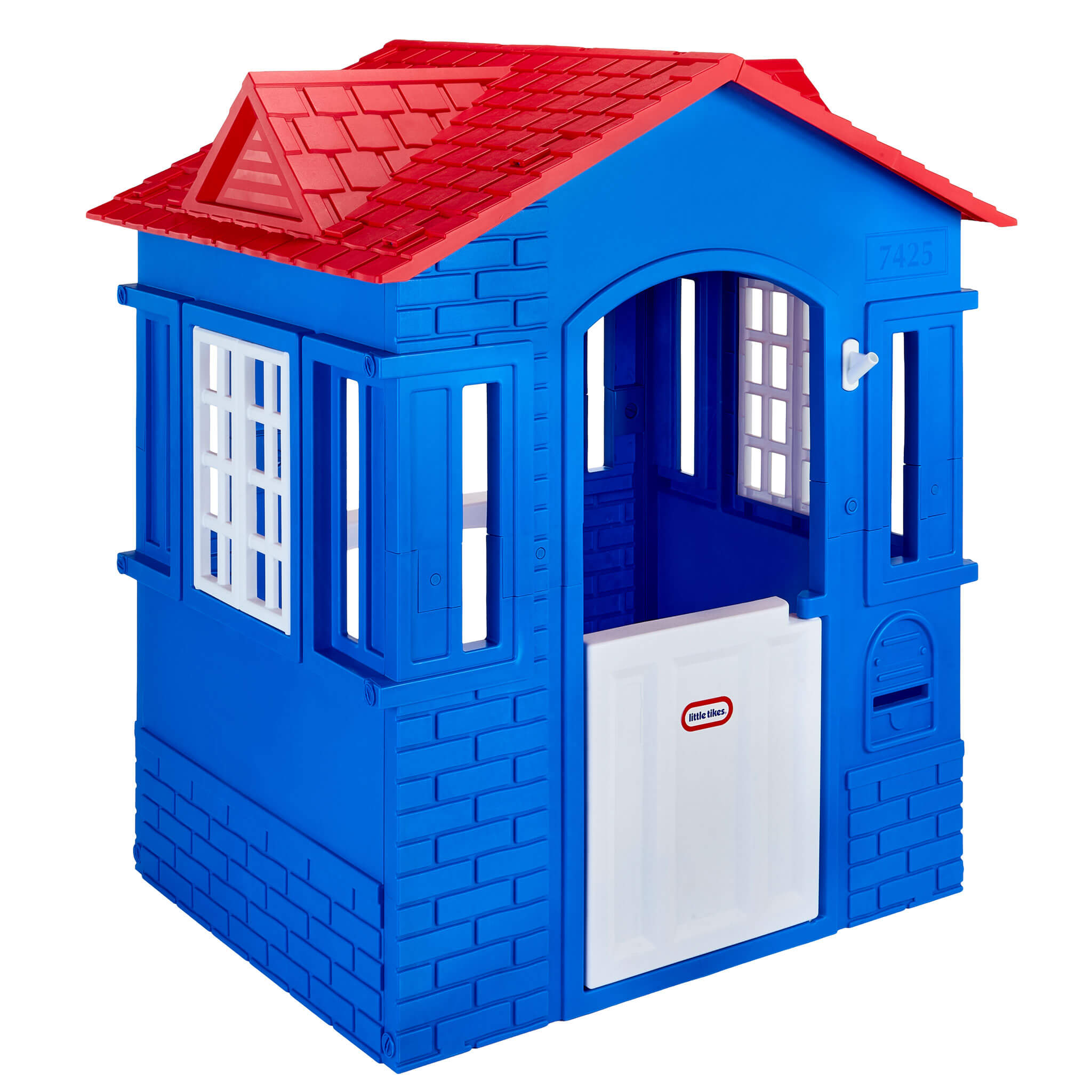 665097-Cape-Cottage-Playhouse-Red-Blue.jpg Cape Cottage Playhouse™ - Red & Blue - Image 1
