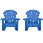 Garden Chair - Blue 2 Pack