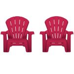 Garden Chair - Red 2 Pack
