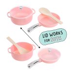 Sweet Spaces™ Pots & Pans Set - Pink - Image 3