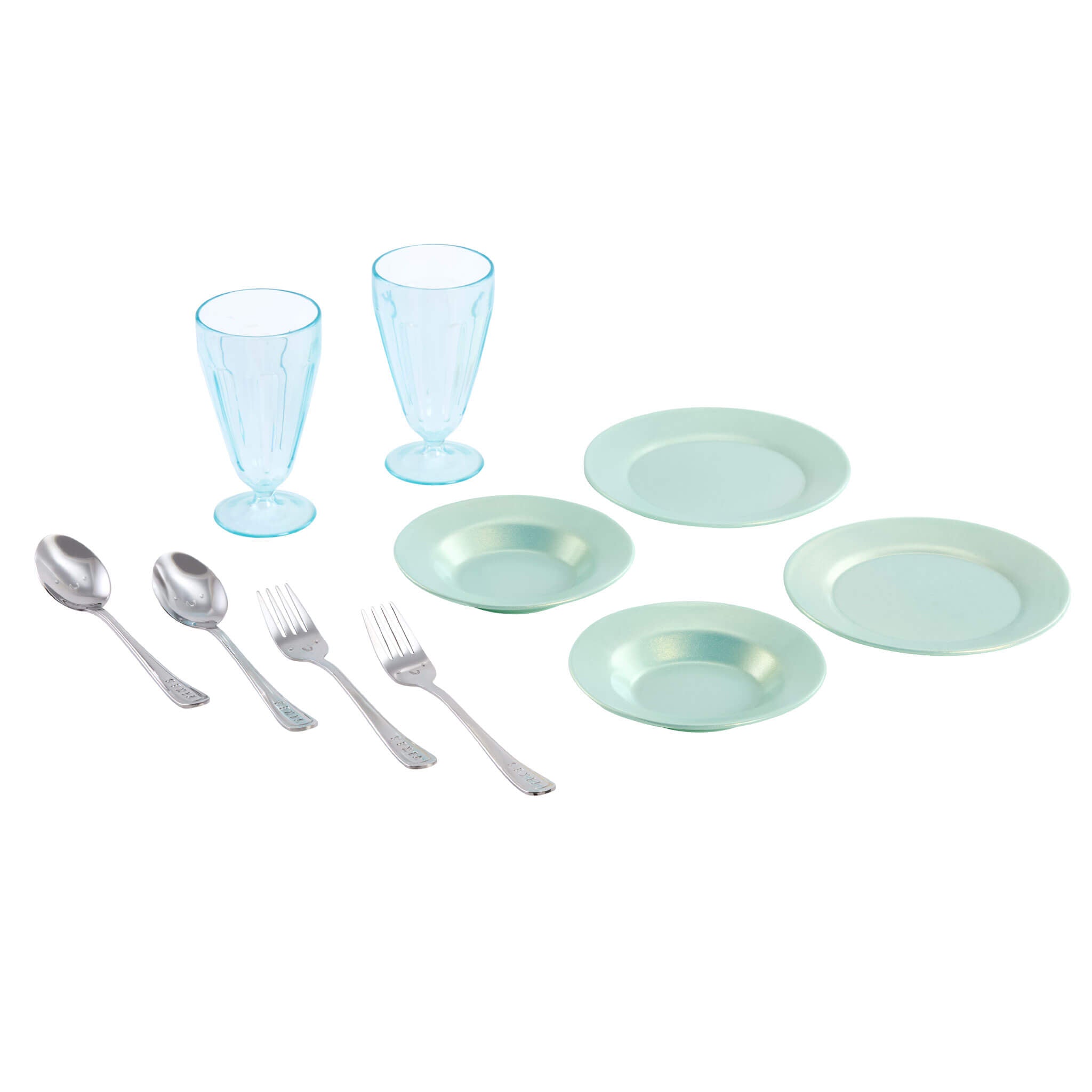665325-Dish-set-Sea-Foam.jpg Sweet Spaces™ Dishware Set - Sea Foam - Image 1