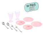 Sweet Spaces™ Dishware Set - Pink - Image 3