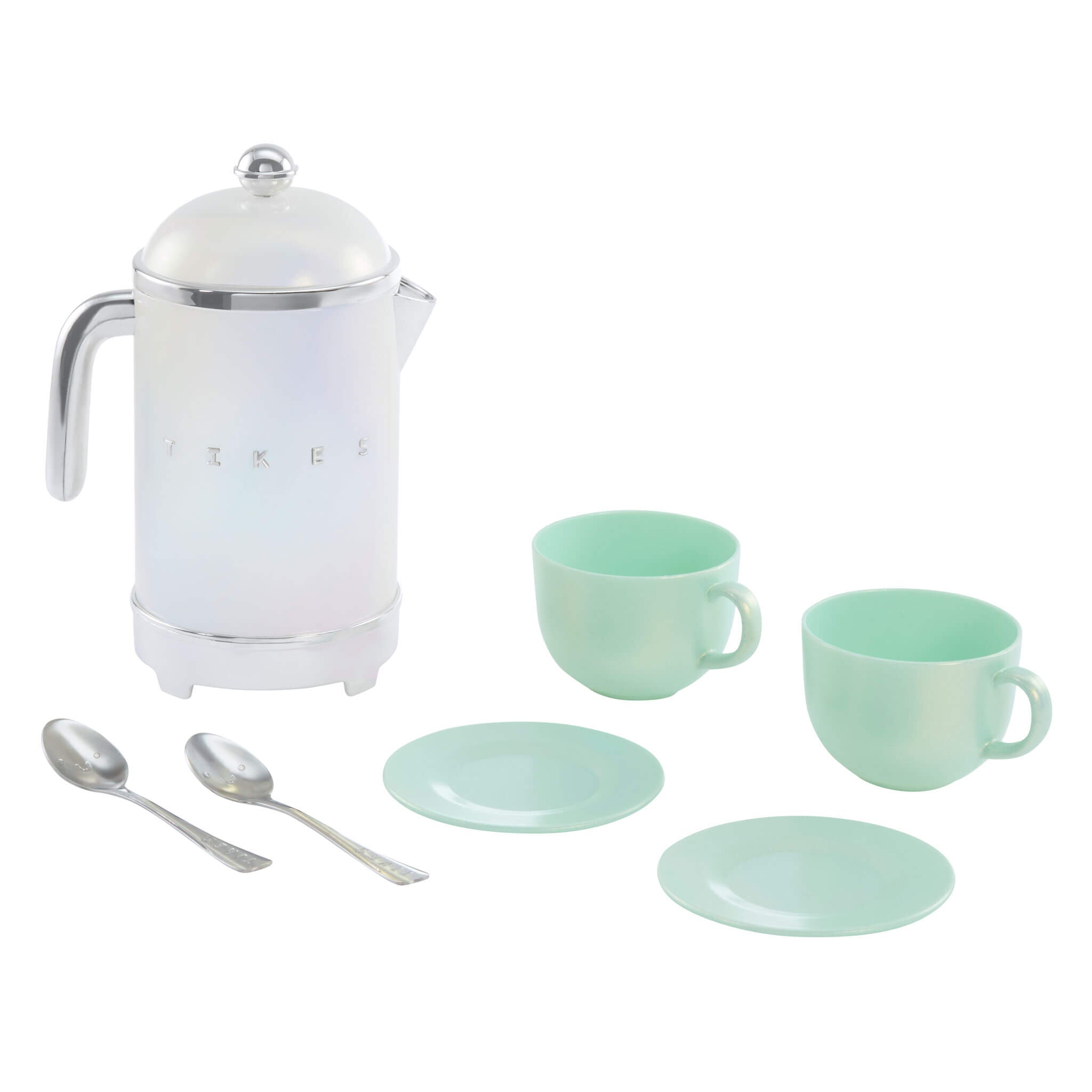 665370-Tea-Set-Seafoam.jpg Sweet Spaces™ Tea Set - Sea Foam - Image 1