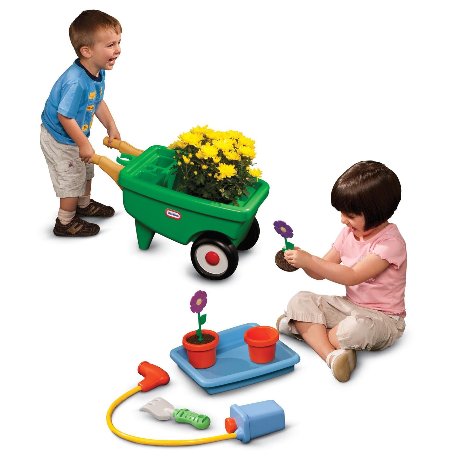 6767_c7f197bf-d912-4178-a87c-0235f8e89670.jpg 2-in-1 Garden Cart & Wheelbarrow - Image 1
